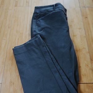 LOFT Dark Grey ‘Marisa Skinny’ Ankle Dress Pants Size 12